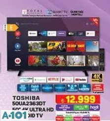 TOSHİBA 50UA2363DT 50 İNÇ 4K ULTRA HD ANDROİD TV AKILLI TELEVİZYON